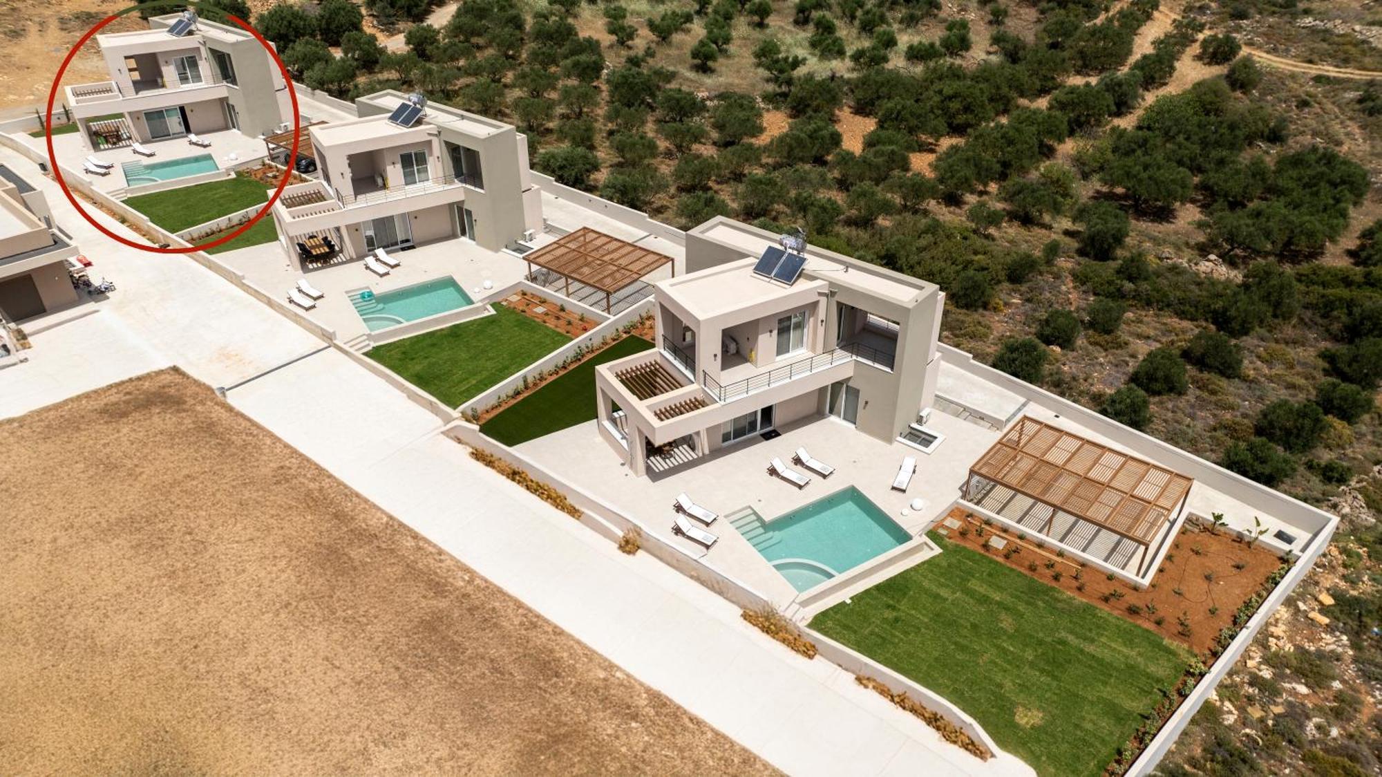 Blue Sky Villas Arkalochórion Rom bilde