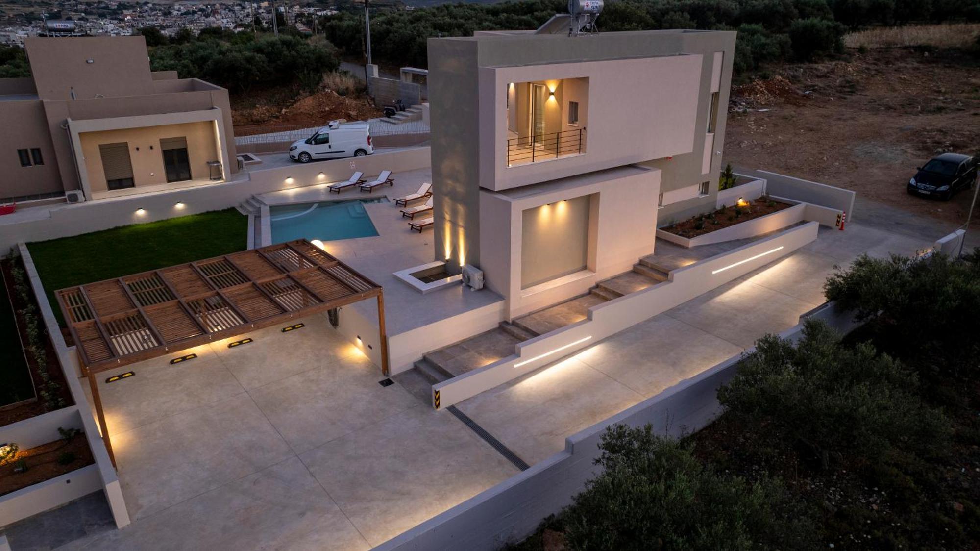 Blue Sky Villas Arkalochórion Rom bilde