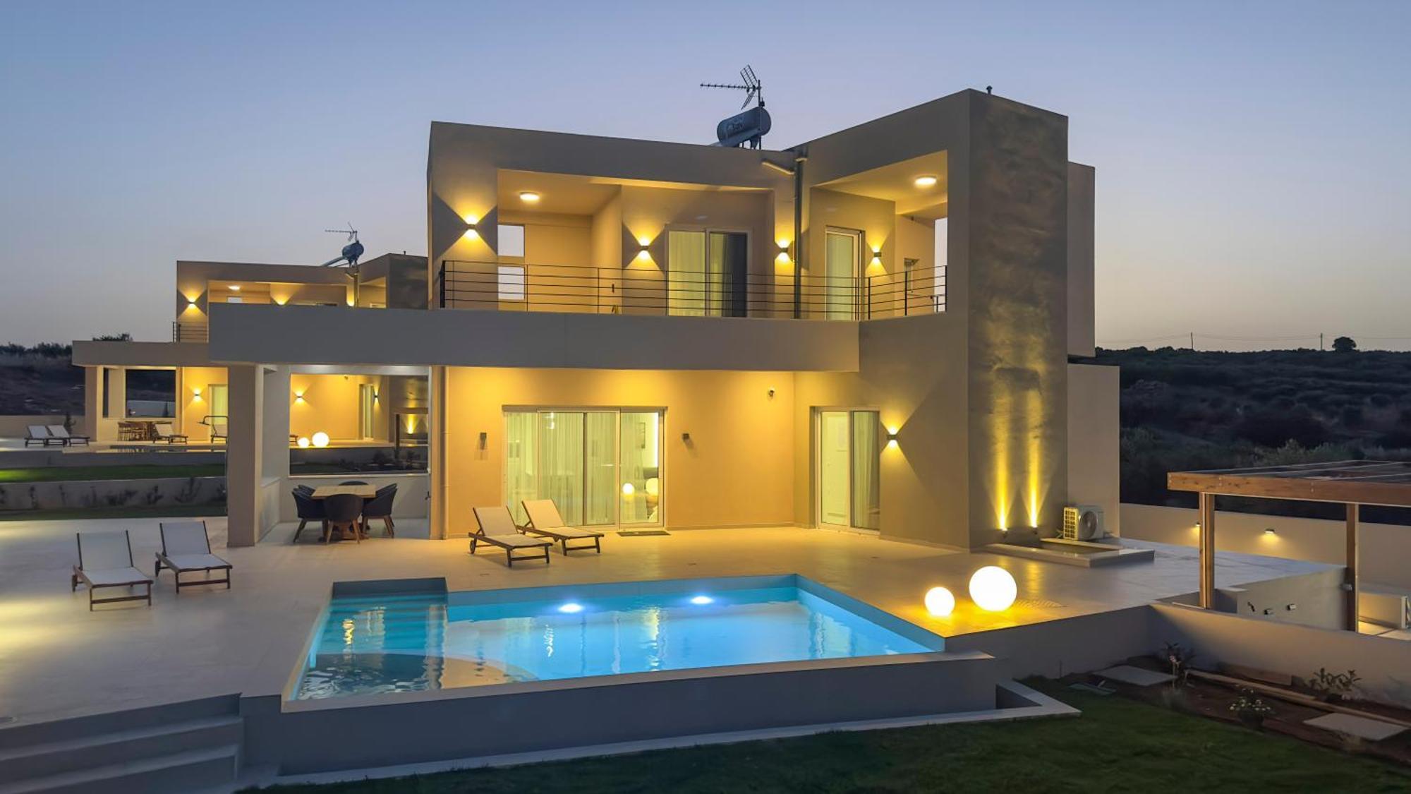 Blue Sky Villas Arkalochórion Rom bilde